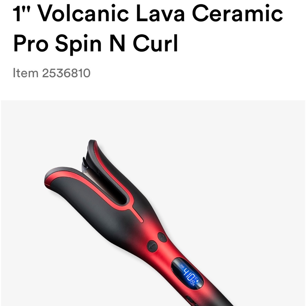 1” chi volcanic spin and curl with box - Picture 9 of 9